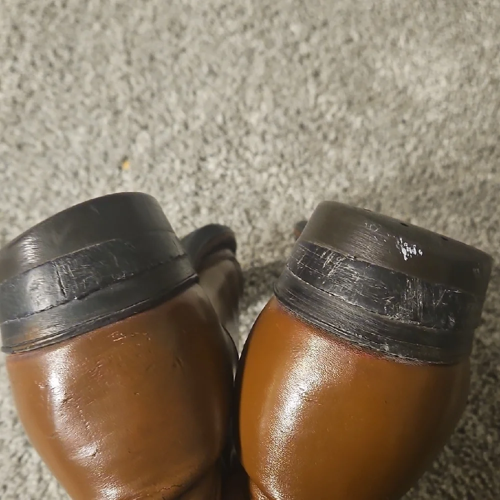Red Wing Shoes Brown Leather Boots Western Cowboy 10